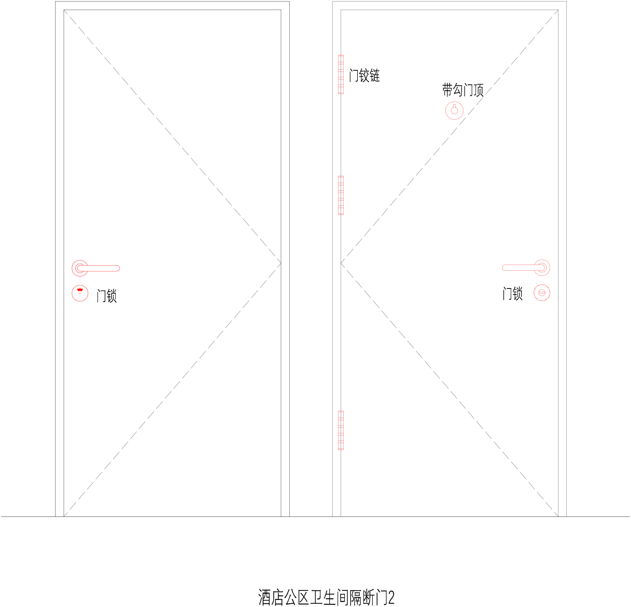 公共衛(wèi)生間隔斷門1